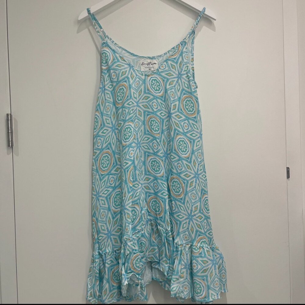 Kenny Flowers Mini Swing Dress - The Ischia